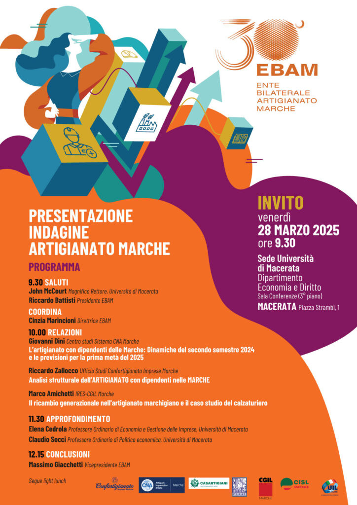 Presentazione Indagine Artigianato Marche – 28 marzo 2025